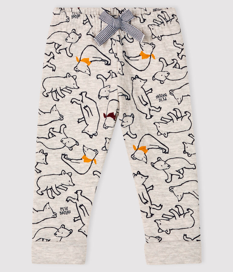 Pantal&oacute;n de tejido t&uacute;bico para beb&eacute; ni&ntilde;o gris/multicolor