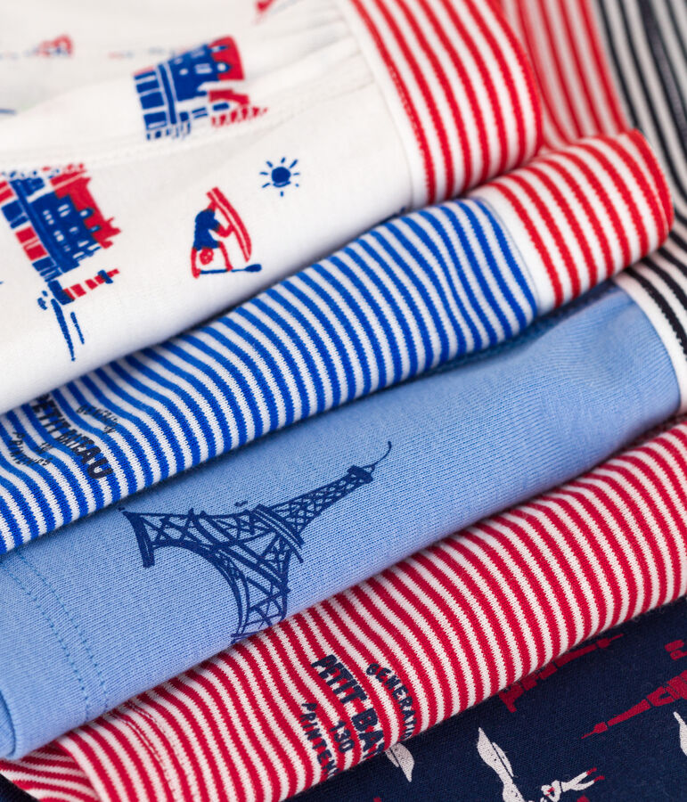 Juego de 5 b&oacute;xers de algod&oacute;n Par&iacute;s para ni&ntilde;o variante 1