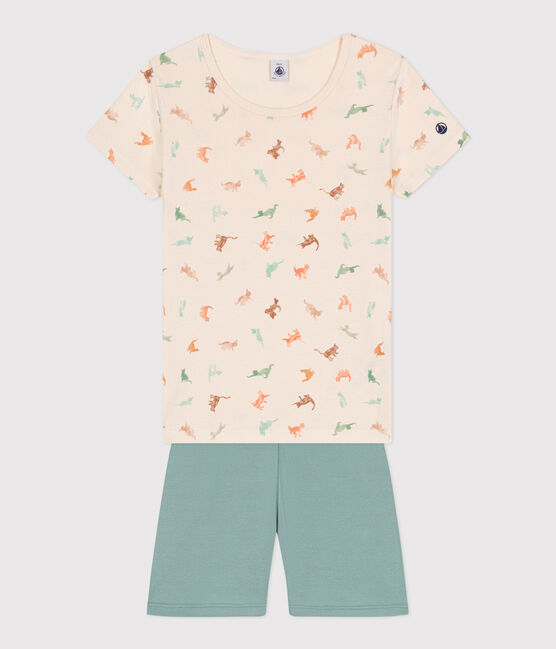 Pijama corto infantil de algodón PAUL/ MULTICO