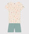 Pijama corto infantil de algodón PAUL/ MULTICO