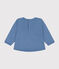Sudadera de felpa para bebé azul BEACH