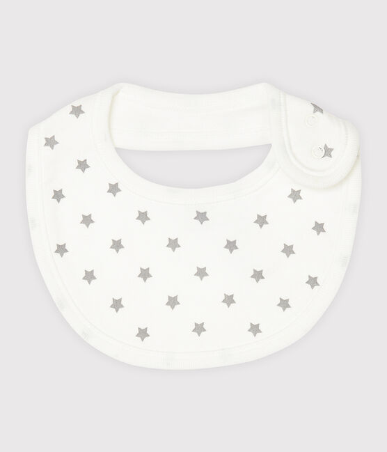 Babero little star blanco MARSHMALLOW/blanco MULTICO