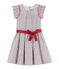 Vestido infantil para niña blanco MARSHMALLOW/blanco MULTICO