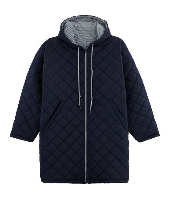 Cortavientos cálido largo unisex azul SMOKING