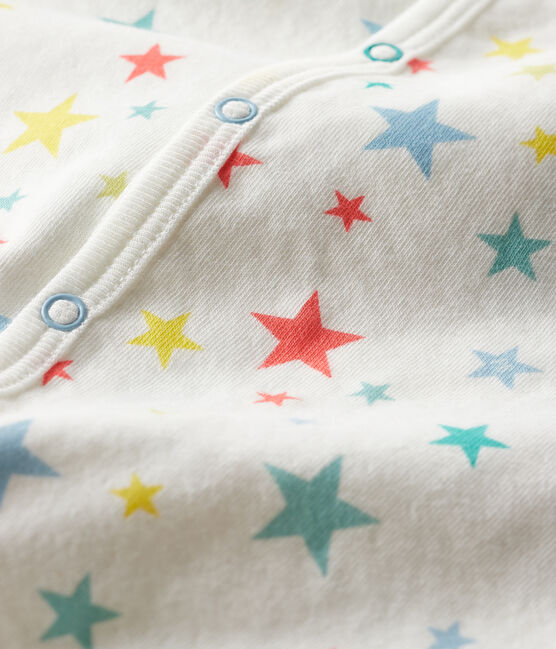 Pijama de túbico para bebé blanco MARSHMALLOW/blanco MULTICO