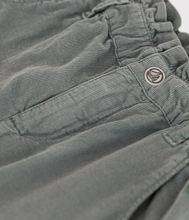 Pantal&oacute;n recto de terciopelo para ni&ntilde;a THUYA