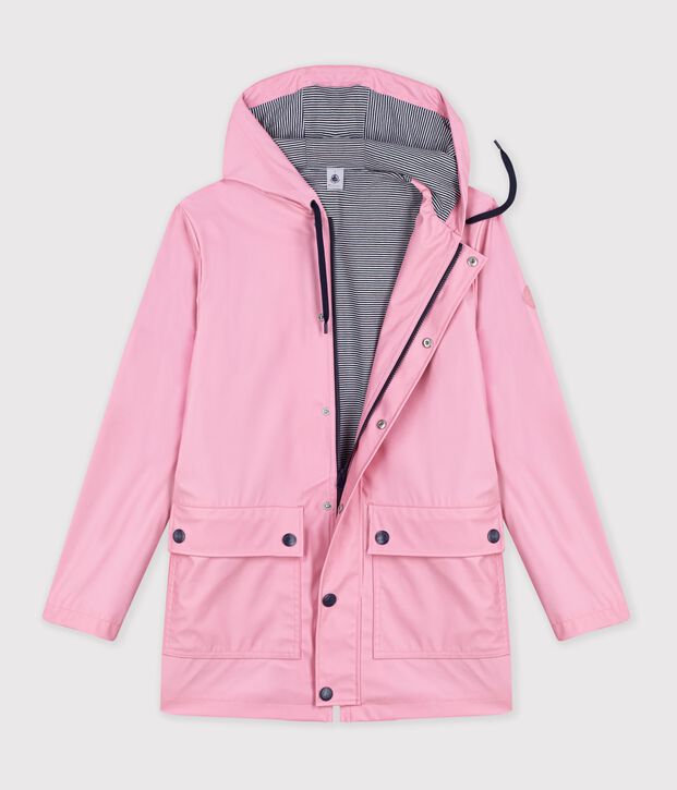 Chubasquero ic&oacute;nico unisex rosa