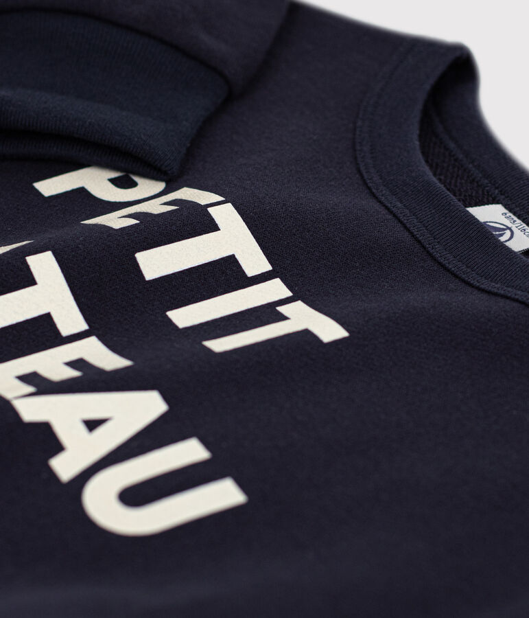 Sudadera de felpa para ni&ntilde;o/ni&ntilde;a azul