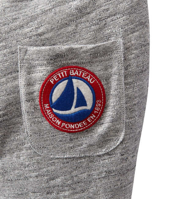Pantalón en jersey tupido para niño gris Gris