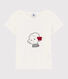 Camiseta de manga corta de algodón de niña