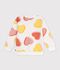 Sudadera infantil de algod&oacute;n con estampado de corazones blanco/multicolor