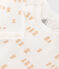 Pijama de felpa para bebé blanco MARSHMALLOW/blanco MULTICO