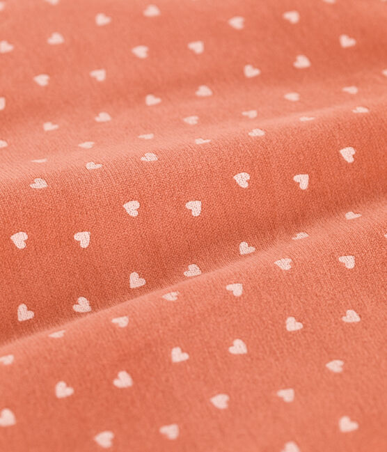 SACO DE TERCIOPELO TOG 2 CON CORAZONES PARA BEBÉ BRANDY/ AVALANCHE