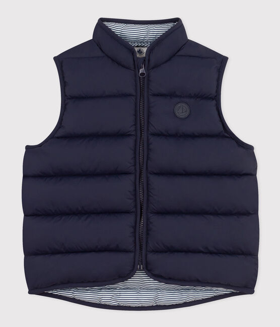 Chaqueta acolchada infantil sin mangas azul SMOKING