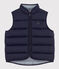 Chaqueta acolchada infantil sin mangas azul SMOKING