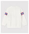 Sudadera de felpa de bebé niño blanco MARSHMALLOW