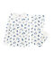Pijama unisex de rizo picado muy cálido blanco MARSHMALLOW/azul MAJOR