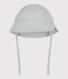 Gorro bucket anudable de seersucker para bebé