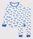 Pijama con motivo de animales de algodón de niño