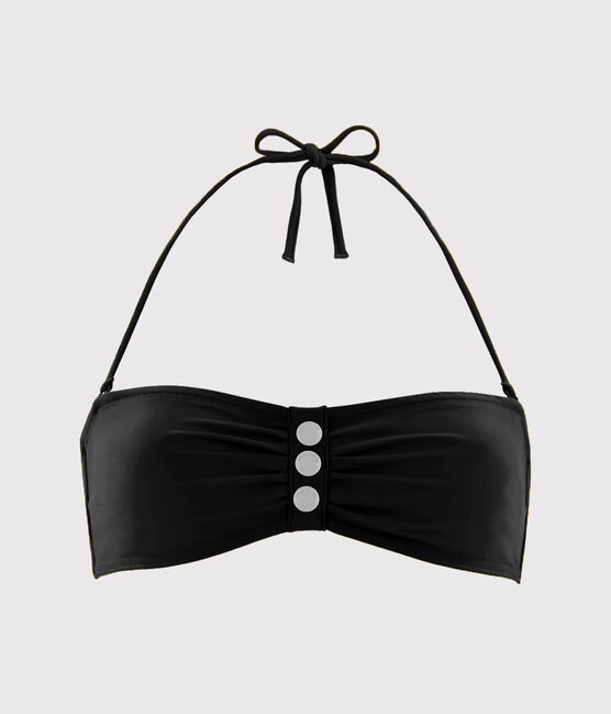 Sostén de traje de baño para mujer negro NOIR