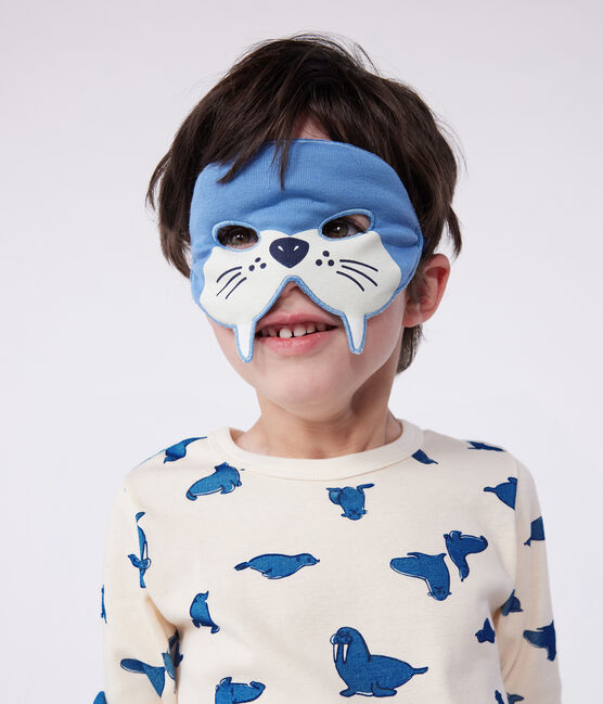 Pijama disfraz infantil de algodón con estampado de morsas blanco AVALANCHE/ MULTICO