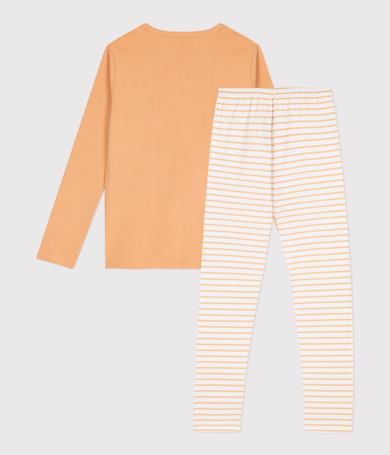 Pyjama en coton enfant beige/multicolor