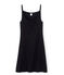 Chemise à bretelles femme coton/laine/soie negro NOIR