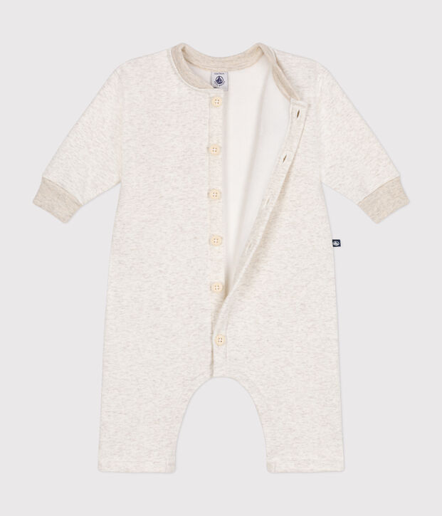 Mono largo de felpa suave y c&aacute;lida para beb&eacute; beige