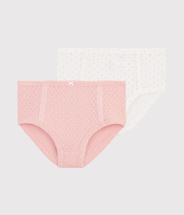 Lote de 2 braguitas de talle alto para mujer multicolor