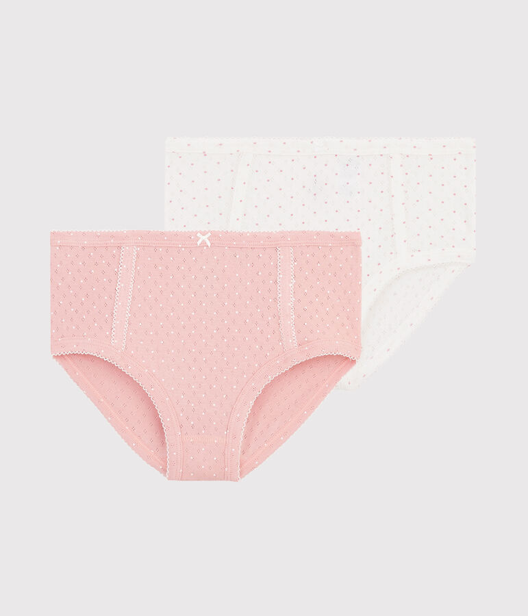 Lote de 2 braguitas de talle alto para mujer multicolor