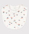 Babero de algodón estampado para bebé blanco MARSHMALLOW/blanco MULTICO