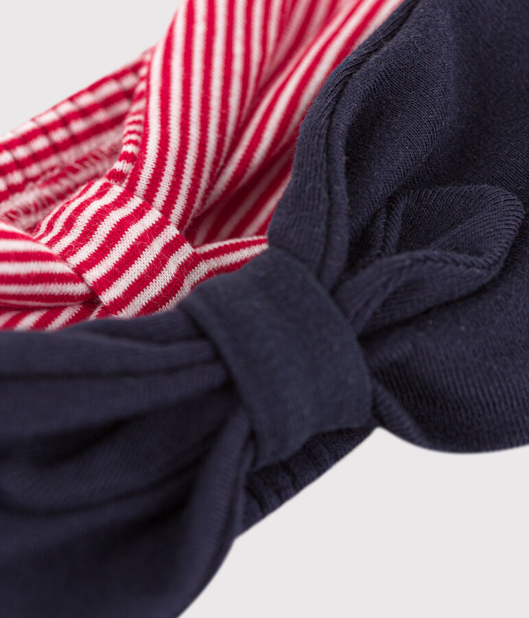 Juego de 2 diademas de algod&oacute;n para beb&eacute; multicolor