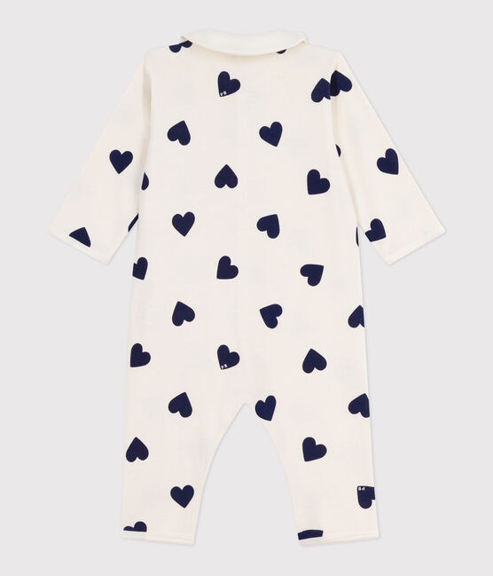 Pijama sin pies de algodón estampado para bebé azul MILK/ SOIR