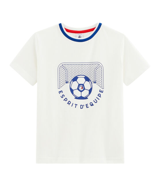 Camiseta de niño blanco MARSHMALLOW