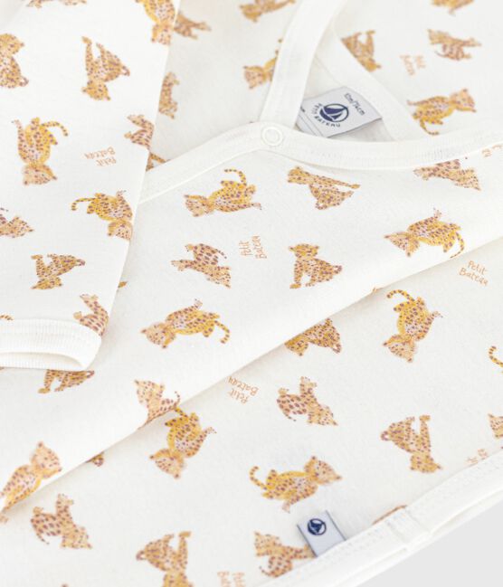 Set de regalo de algodón con estampado de leopardos para bebé variante 1