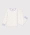 Pijama infantil de terciopelo con corazones blanco/multicolor