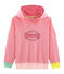 Sudadera infantil con capucha de punto rosa CUPCAKE/blanco MARSHMALLOW