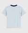 Camiseta de manga corta de algodón de niño gris POUSSIERE CHINE
