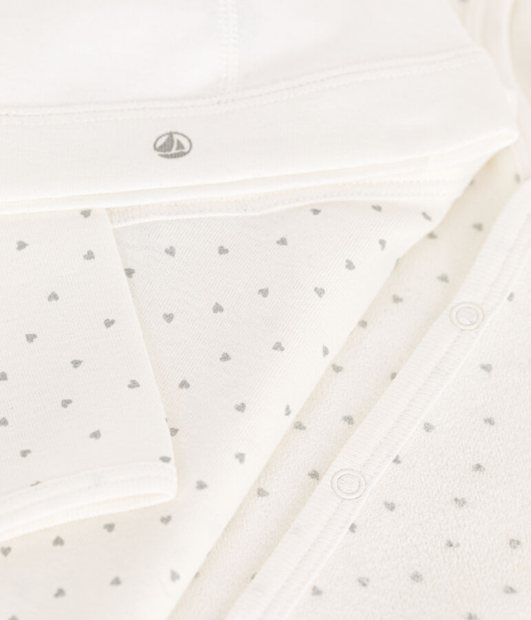 Caja de 3 piezas para beb&eacute; multicolor