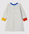 Vestido de muletón de bebé. gris BELUGA CHINE
