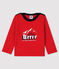 Camiseta para bebé niño rojo TERKUIT