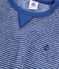 Pijama de rizo picado para niño muy cálido azul MAJOR/gris SUBWAY