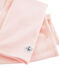 Leggings infantiles de lana y algodón rosa CHARME/blanco MARSHMALLOW
