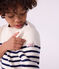 Jersey infantil de lana y algodón a rayas azul MARSHMALLOW/ SOIR