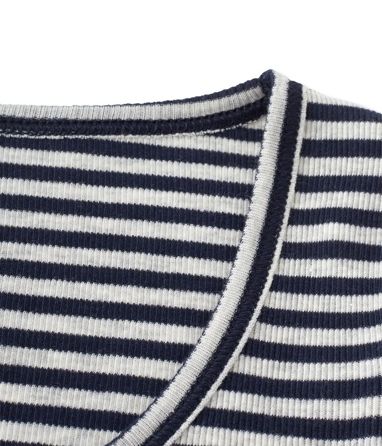 Body de rayas Colette para mujer azul/gris