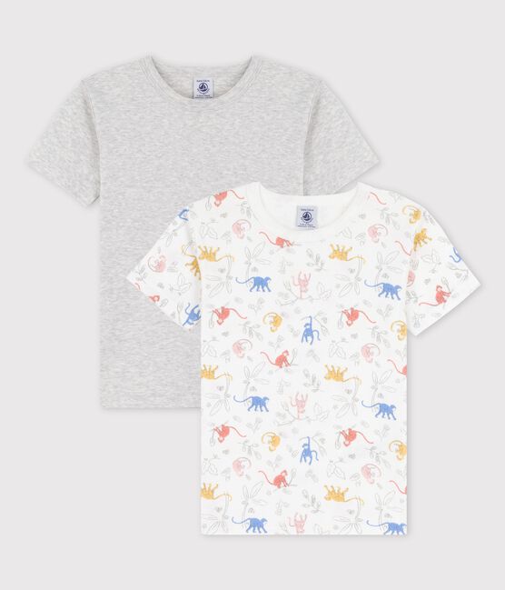 Juego de 2 camisetas de manga corta de París de algodón orgánico de niño variante 1