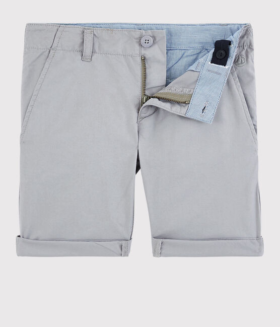 Bermudas de sarga de niño gris CONCRETE