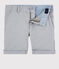 Bermudas de sarga de niño gris CONCRETE