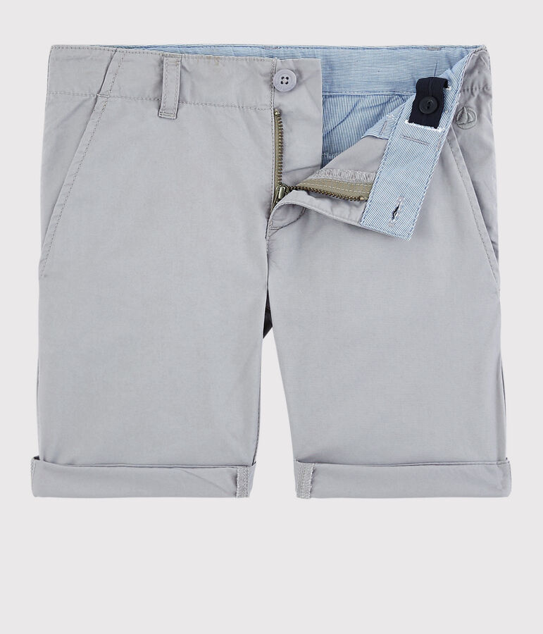 Bermudas de sarga de ni&ntilde;o gris