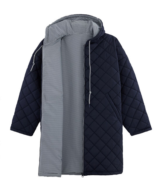 Cortavientos cálido largo unisex azul SMOKING